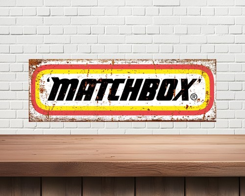 Matchbox blechschild - blechschild,,