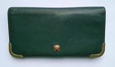 Fossil Fiona Tab Clutch Damen Leder Geldbörse - Petrol