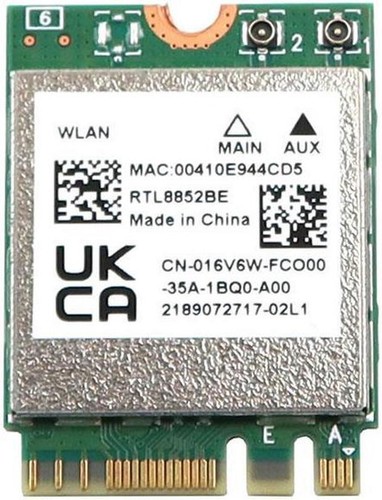 Network card realtek - network, rtl8852be