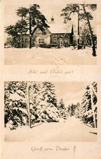 Oybin Sachsen Winter auf dem