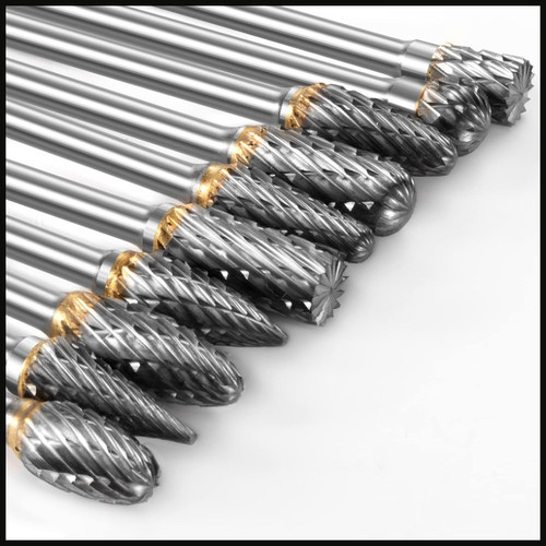 Frässtifte set stück - set, 10