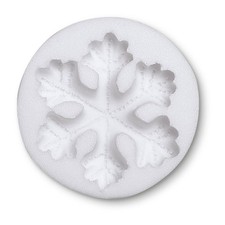 Flexform Schneeflocke Eiskristall Flocke Model Flexform Fondant Marzipan Torte