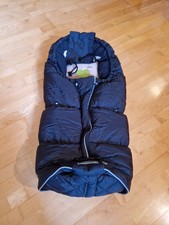 ODENWÄLDER Babynest Fußsack Mucki L Muckitex Schwarz Kinderwagensack 