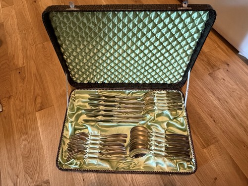 Antiquität ddr besteckkasten - ddr,