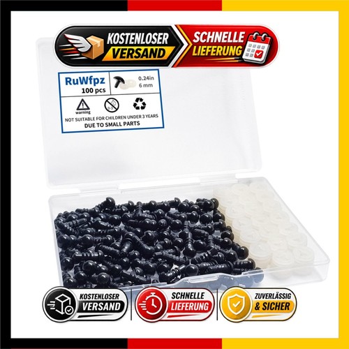 100x sicherheitsaugen 6mm für - sicherheitsaugen,
