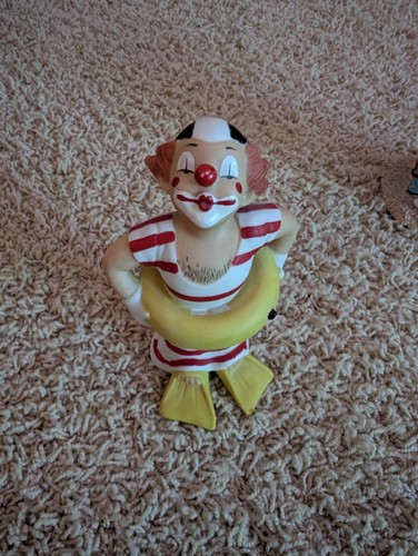 Porzellanfigur bozo happy - porzellanfigur,