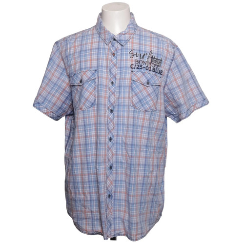 Camp david blue kurzarmhemd - david,