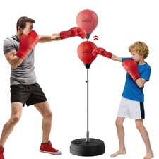 Boxsack Stehend Kinder Punchingball Boxbirne Standboxsack Erwachsene Verstellbar