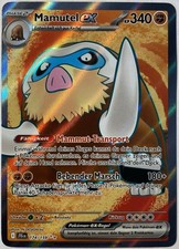 Pokemon Mamutel ex Full Art | Deutsch 174/159 Reisegefährten | Near Mint
