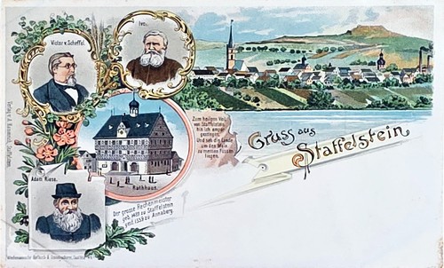 Alte litho ansichtskarte - alte, ak