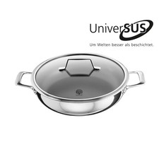 Schmorpfanne Schulte-Ufer Astral m. UniverSUS Oberflächenstruktur + Deckel Ø28cm
