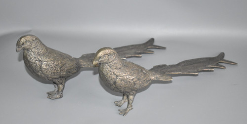 Vogelpaar skulptur figur - vogelpaar, fasan