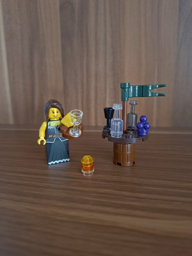 Lego minifigur theke bar maid - minifigur,