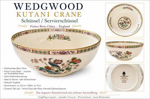 Wedgwood kutani crane - kutani,