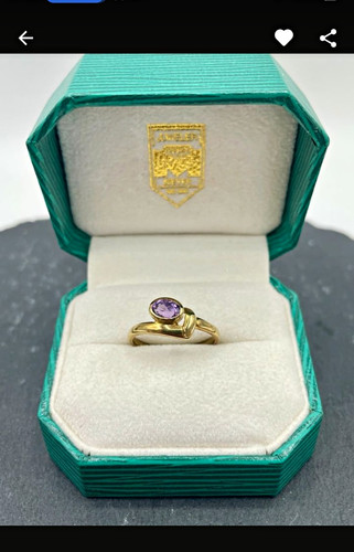 Damenring 333 gold amethyst - damenring,