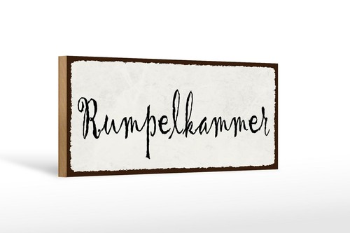 Holzschild hinweis 27x10 - hinweis, cm