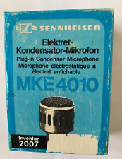 Vintage Sennheiser MKE4010 Elektret- Kondensator Aufsteckmikrofon  Metallgehäuse