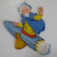 altes Bild Sandmann Sandmännchen DDR Sperrholz Ostalgie Holzbild