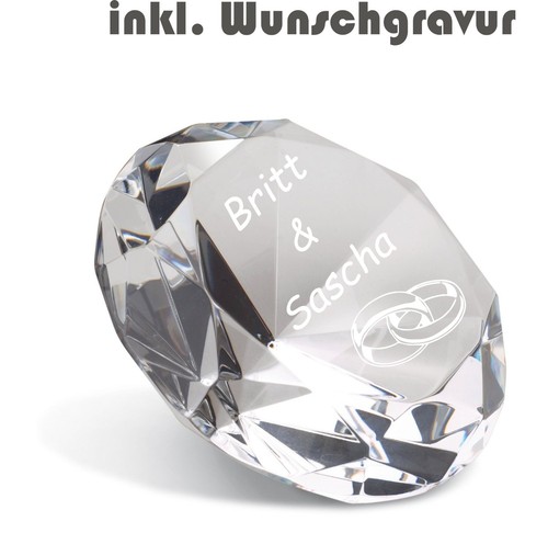 Glas kristall diamant - glas,