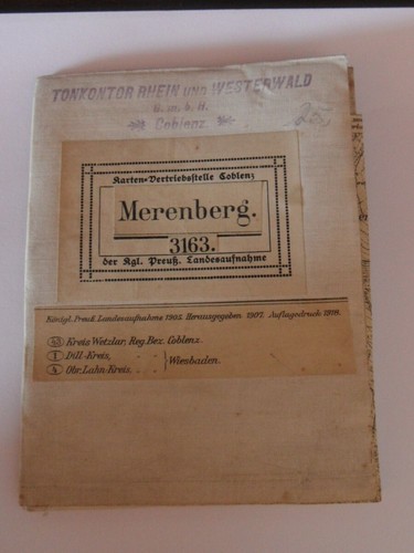 Messtischblatt merenberg 3163 - messtischblatt,