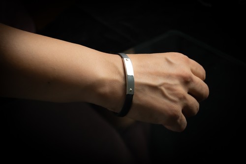Modernes edelstahl armband - edelstahl,