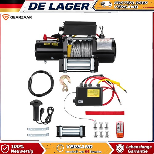 Seilwinde 12v elektrisch mit - seilwinde,