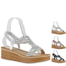 Damen Keilsandaletten