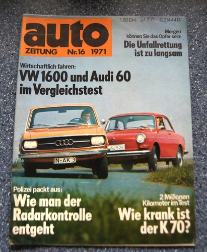 Auto zeitung audi vw - zeitung, 16/71
