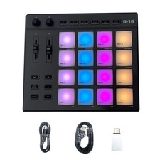 MIDI Pad Controller Beat Maker Machine For Finger Drumming Music Making kk