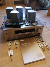 Yamaha rx v450 mit Elac Lautsprecher + Wandhalterung kaum genutzt Volle Funktion