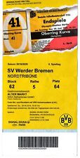 Ticket BL Borussia Dortmund - Werder Bremen 2019/20
