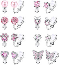 8 Paar Ohrclips Kinder