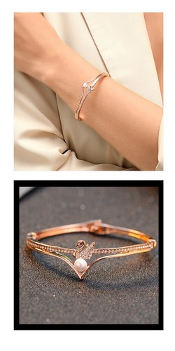 Damen edelstahl armreif mit - damen,