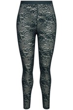 Ulla Popken Damen große Größen Strumpf Leggings Spitze 816485