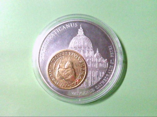 Medaille european currencies - european,