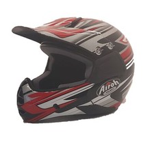 Airoh Lion Ultra Schwarz Rot XL MX Moto Cross Enduro