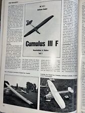 Bauplan für Segelflugzeug Cumulus III F, 380 cm Spannweite