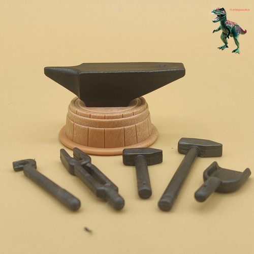 Playmobil schmiede amboss mit - schmiede,
