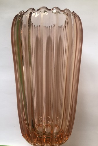 Vintage rose vase - rose, 50er