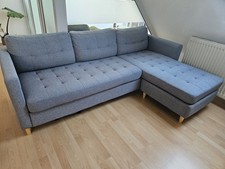 Grey Couch + Mattress ( 160 ×
