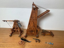 Elastolin Bombardelle Kanone Katapult Steinschleuder Belagerungsturm / Sammlung