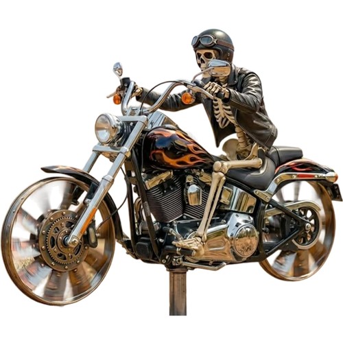 Windspiel motorrad deko garten - deko,
