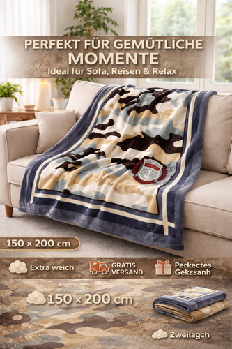 Kuscheldecke decke 150x200 cm - decke,