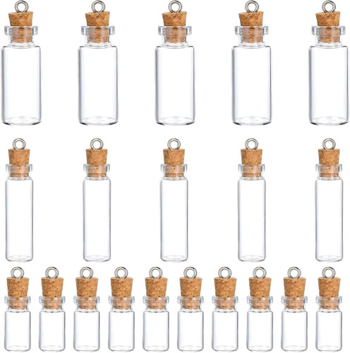 Stück mini glasflaschen - 20,
