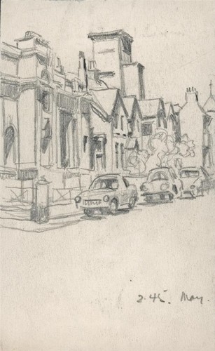 Blackpool strassenszene mit - blackpool,