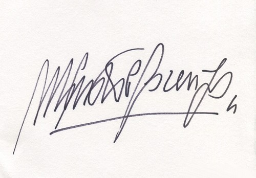 Lorenzo minotti autogramm - minotti,