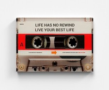 Leinwandbild Lebe Dein Bestes