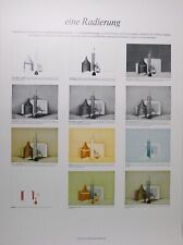 Friedrich Meckseper eine Radierung Schmücking Braunschweig Plakat 76x 56cm GT-88