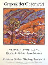 Fekete, Graphik der Gegenwart. Weihnachtsausstellung. [Original-Farbholzschnitt]