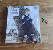 Baby Cord-Latzhose dunkelgrau